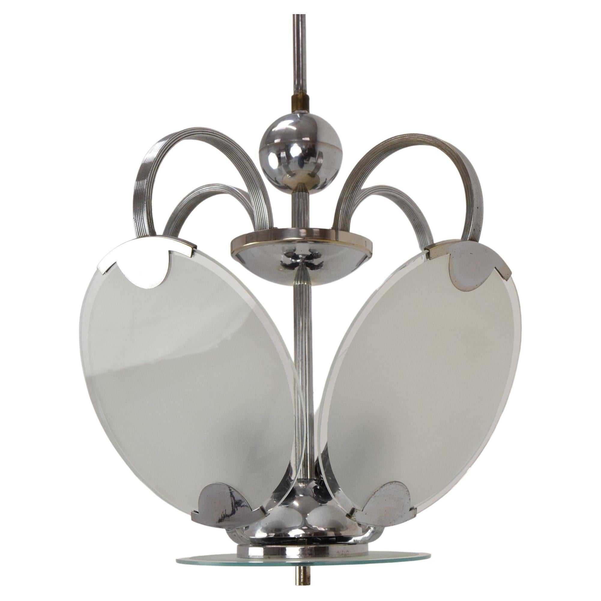 Art Deco Designed Chandelier, 1930's For Sale