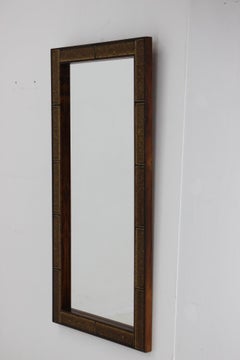 1960s Wood and Tile Mirror, Denmark