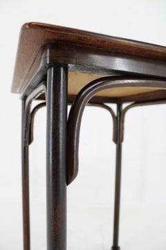 1910s Art Nouveau Beechwood Side Table by J & J Kohn, Austria