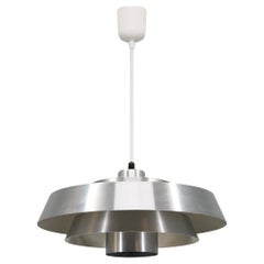 1970s Aluminium Pendant "NOVA " by Jo Hammerborg for Fog & Mørup, Denmark