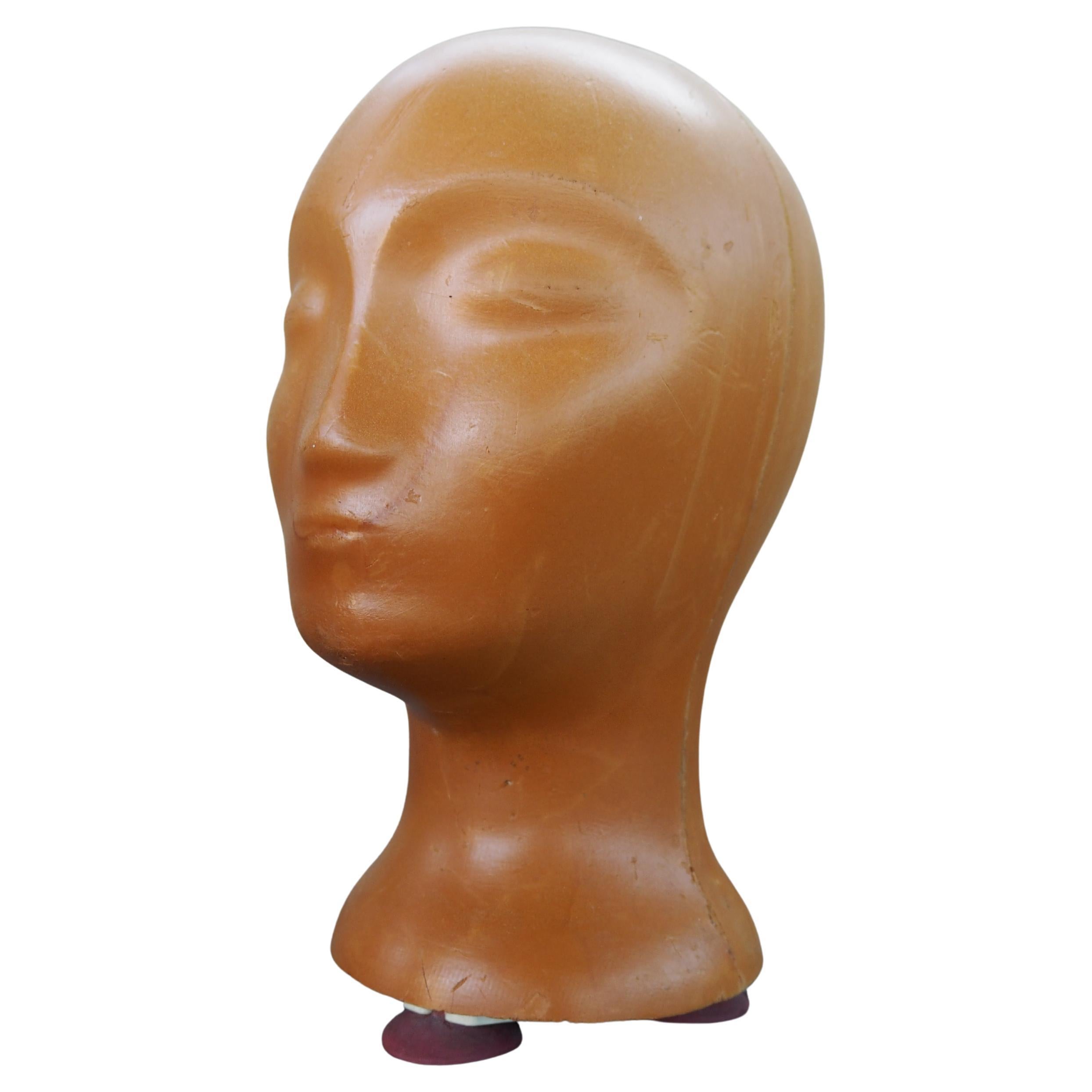 Testa, supporto o decorazione in stile Art Decor, anni '30 in vendita