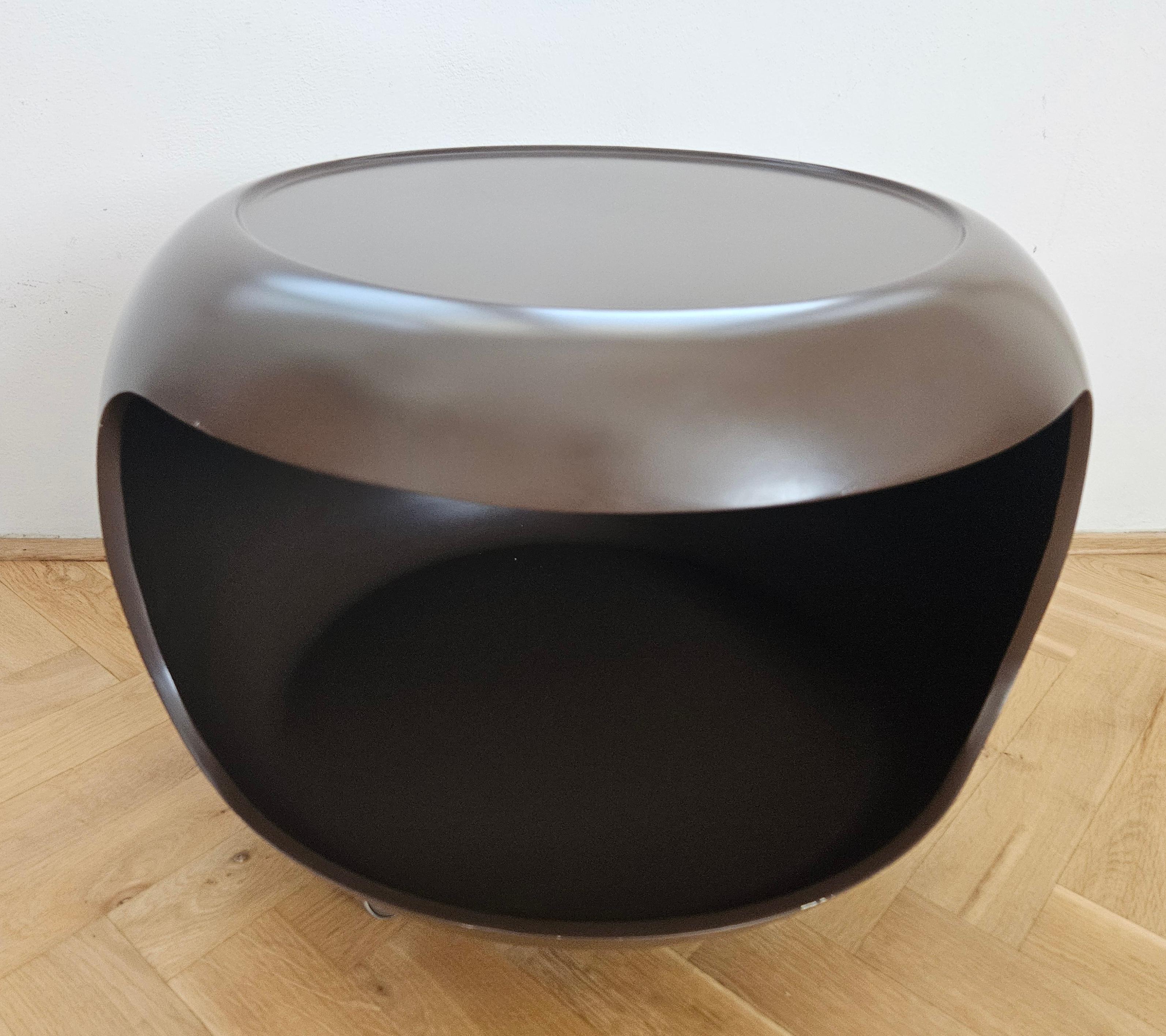 Rare Midcentury Space Age Style Side Table, Ernst Moeckl, Germany, 1970s For Sale 6