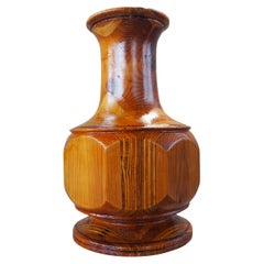 Midcentury Wooden Vase, Europe, 1960s