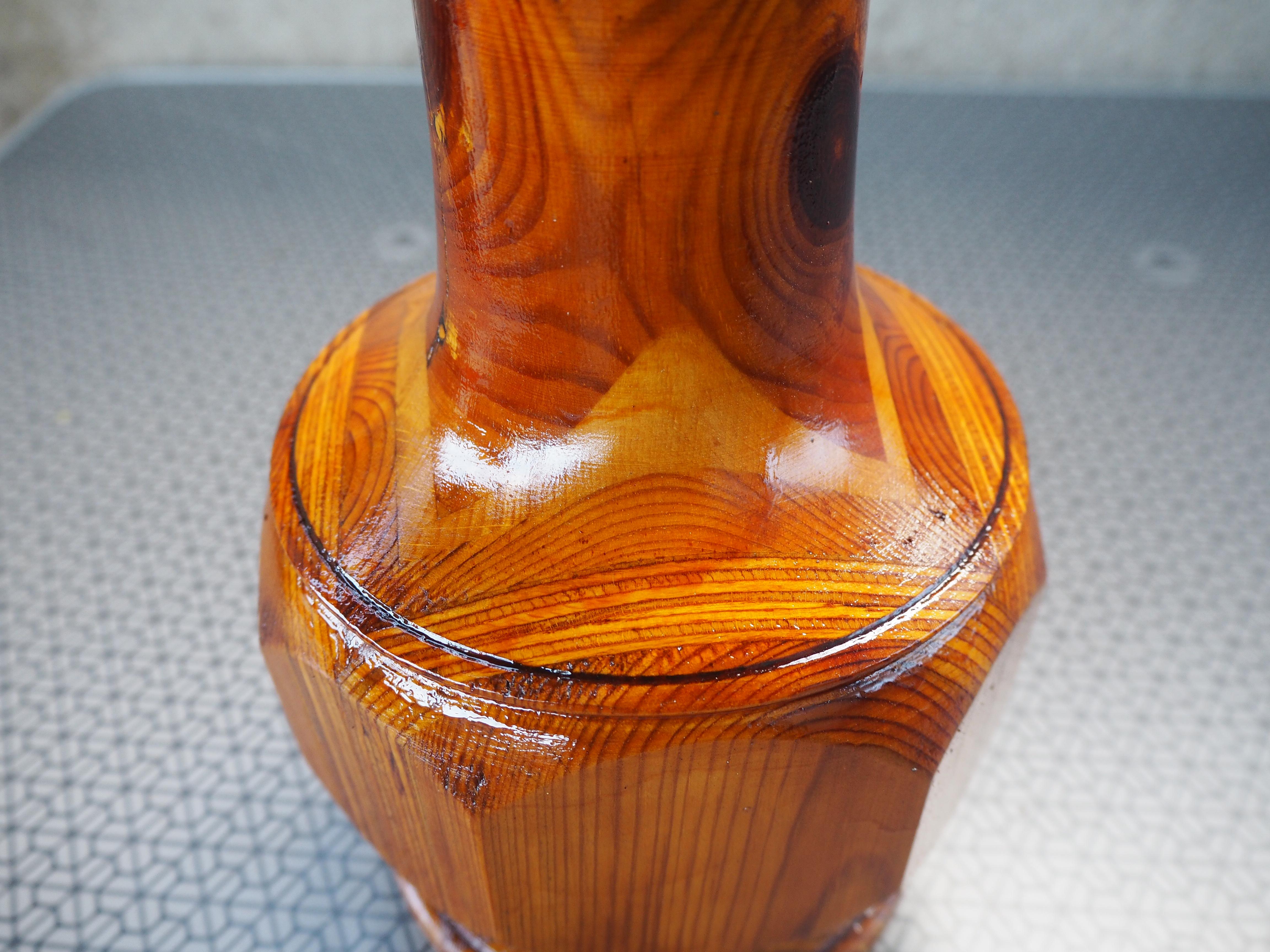 Vaso in legno del Medioevo, Europa, anni '60 in vendita 5