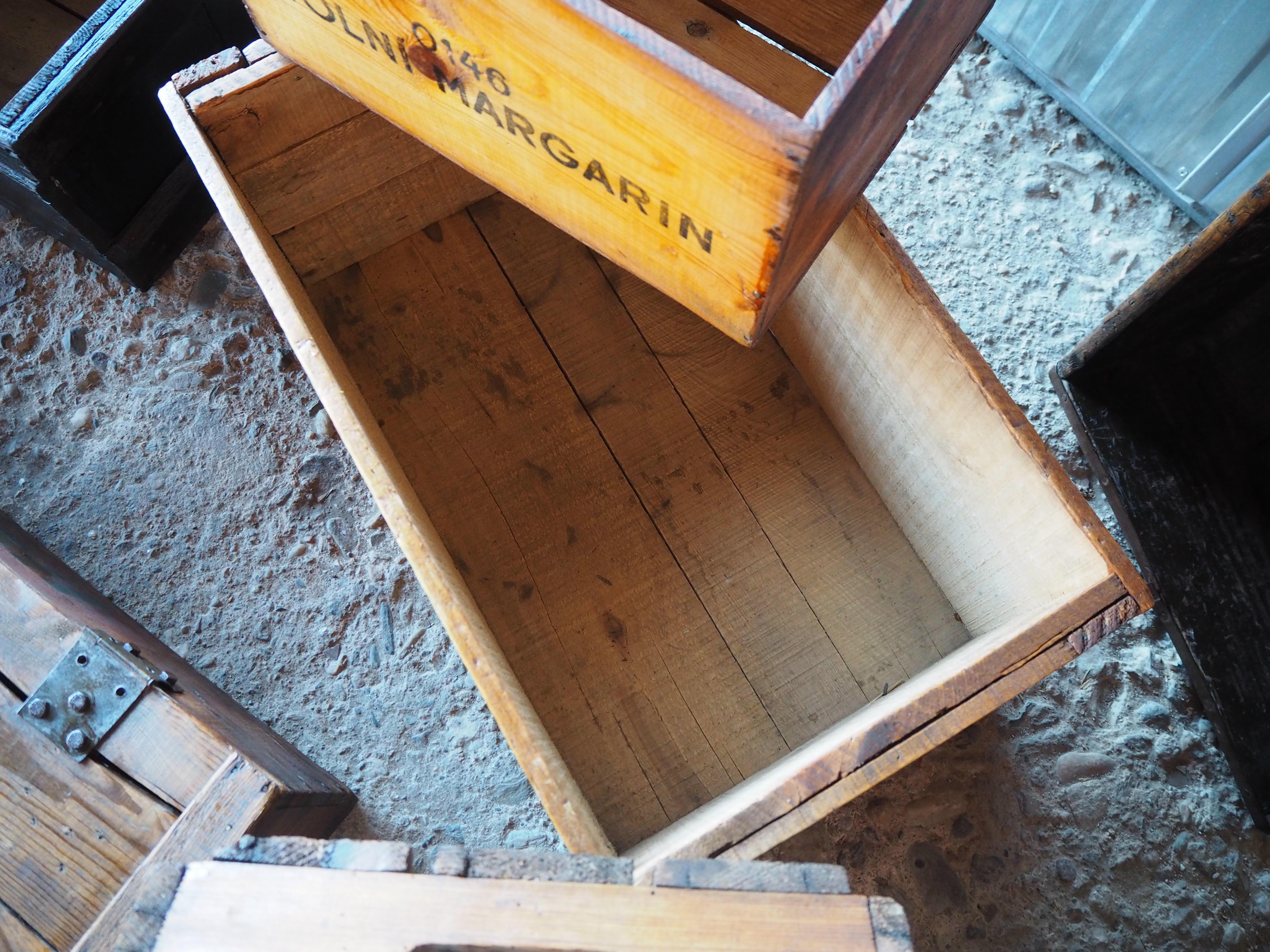 Industrial Wooden Crate, Boxes, 1960s For Sale 6