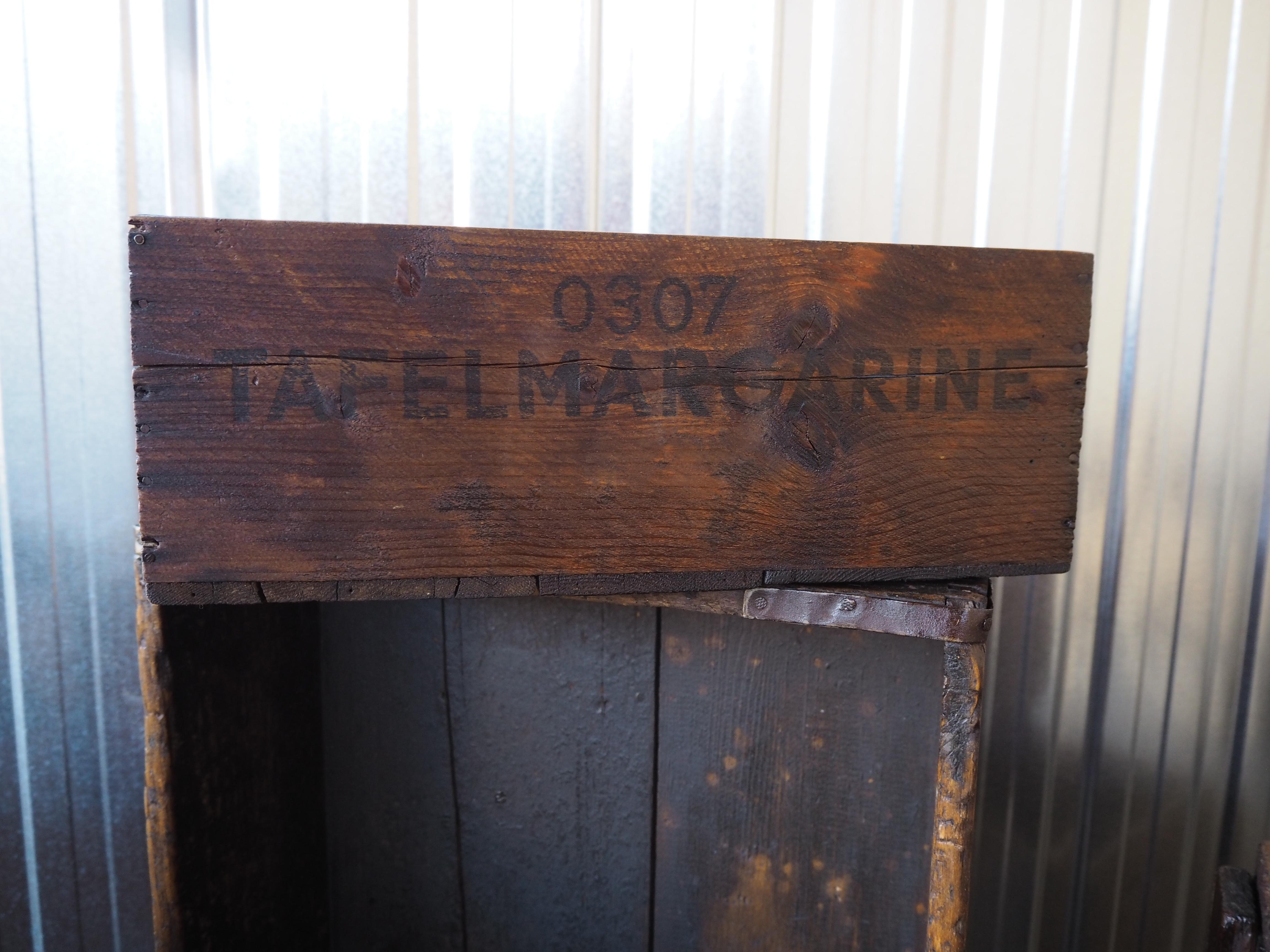 Industrial Wooden Crate, Boxes, 1960s For Sale 10