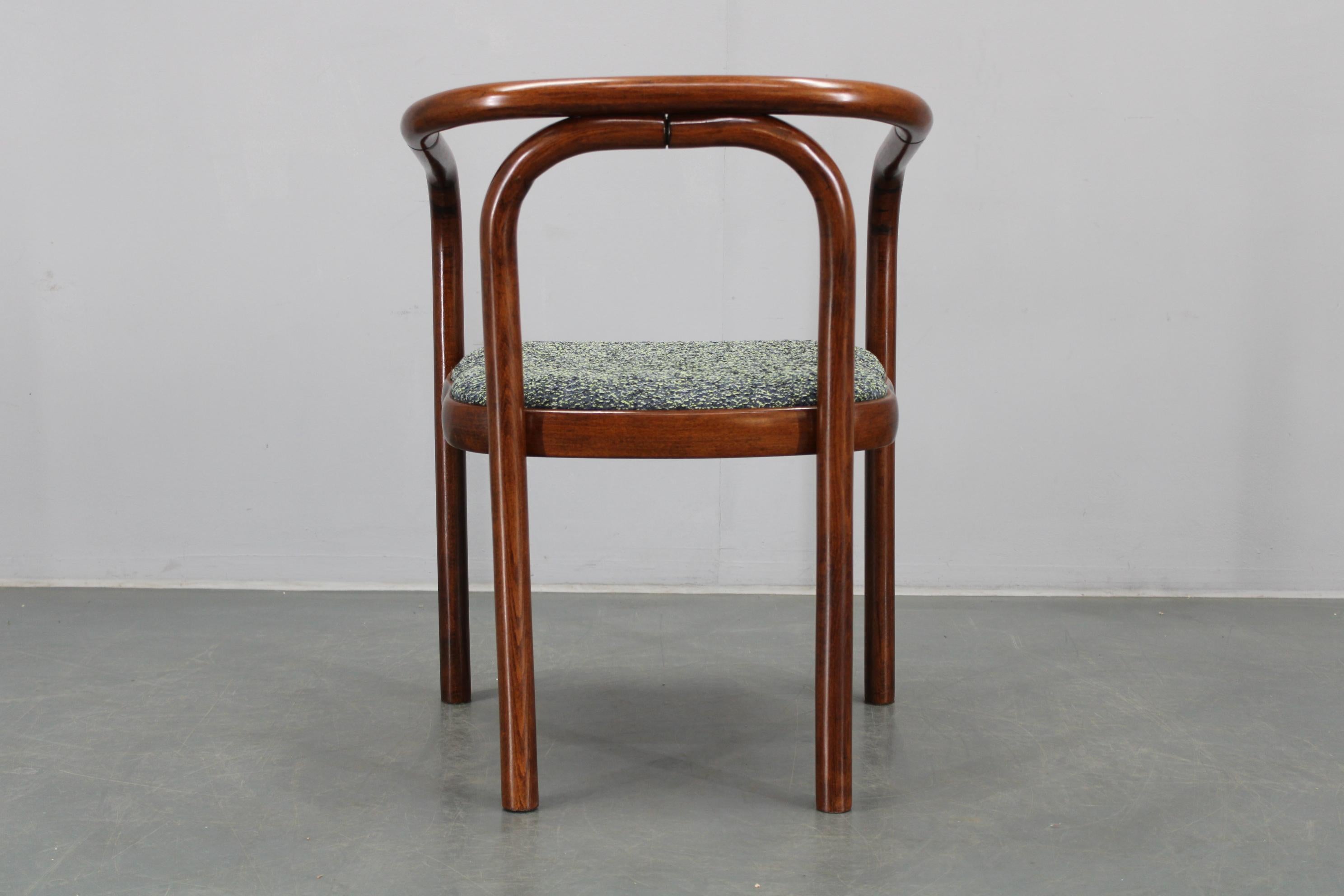 Sedia Antonin Suman degli anni '70 in Beeche restaurata da Ton, Cecoslovacchia in vendita 8