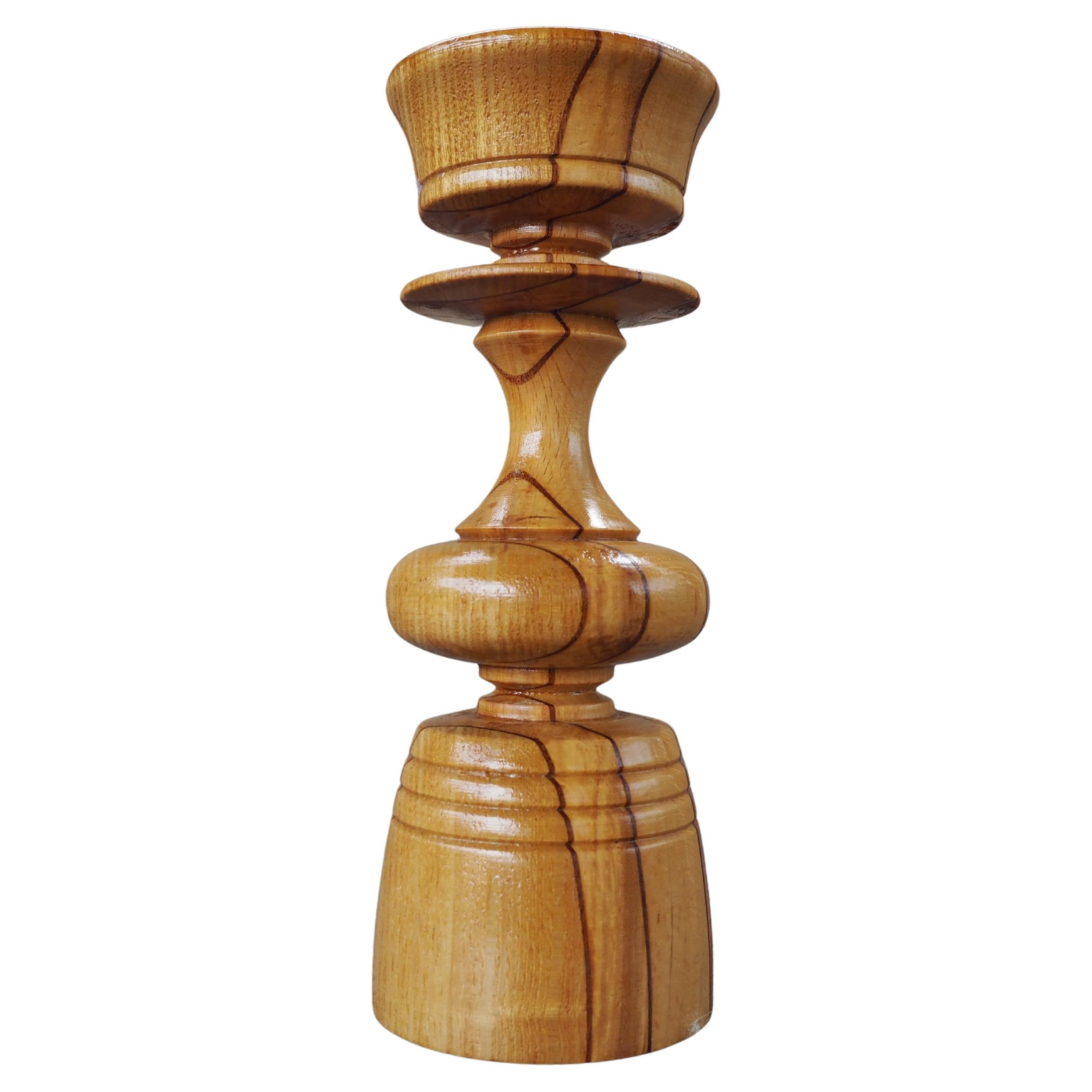 Portacandele in legno del Medioevo, anni '60, Europa