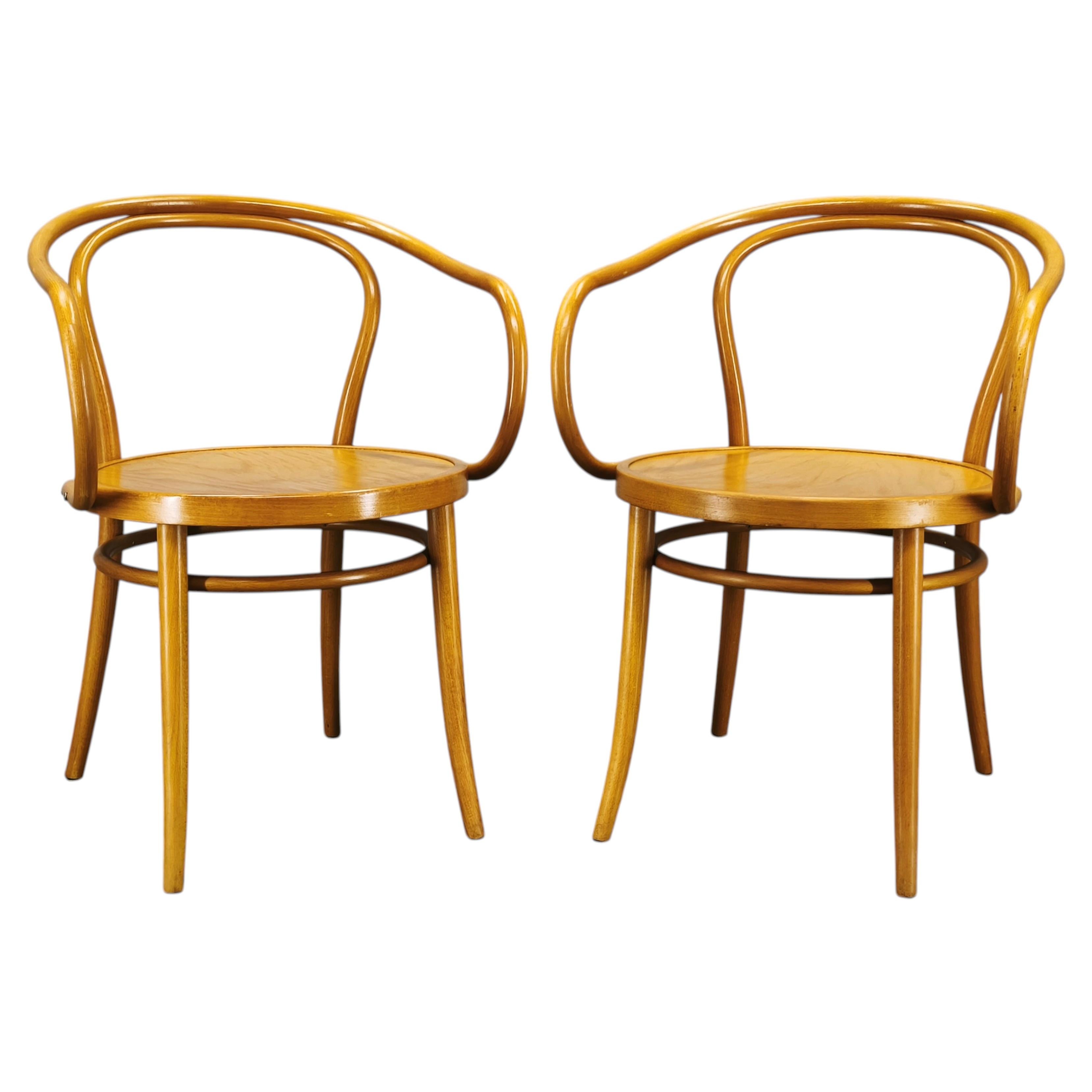 TON Model 209 Bentwood Dining Armchairs, Czech Republic, 2000s