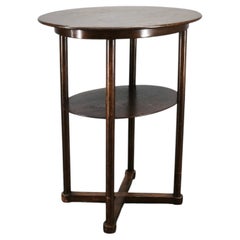 Tavolo ovale di Josef Hoffmann della Secessione viennese, Kohn o Thonet, 1900 circa