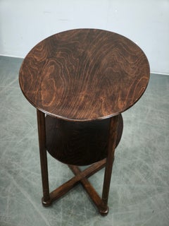 Tavolo ovale di Josef Hoffmann della Secessione viennese, Kohn o Thonet, 1900 circa