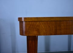 1940s Jindrich Halabala Extendable Dining Table in Walnut, Czechoslovakia