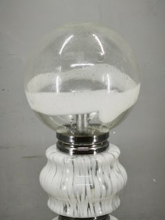 Lampada da terra "Space Age" in vetro di Murano di Carlo Nason per Mazzega, Italia, anni '70