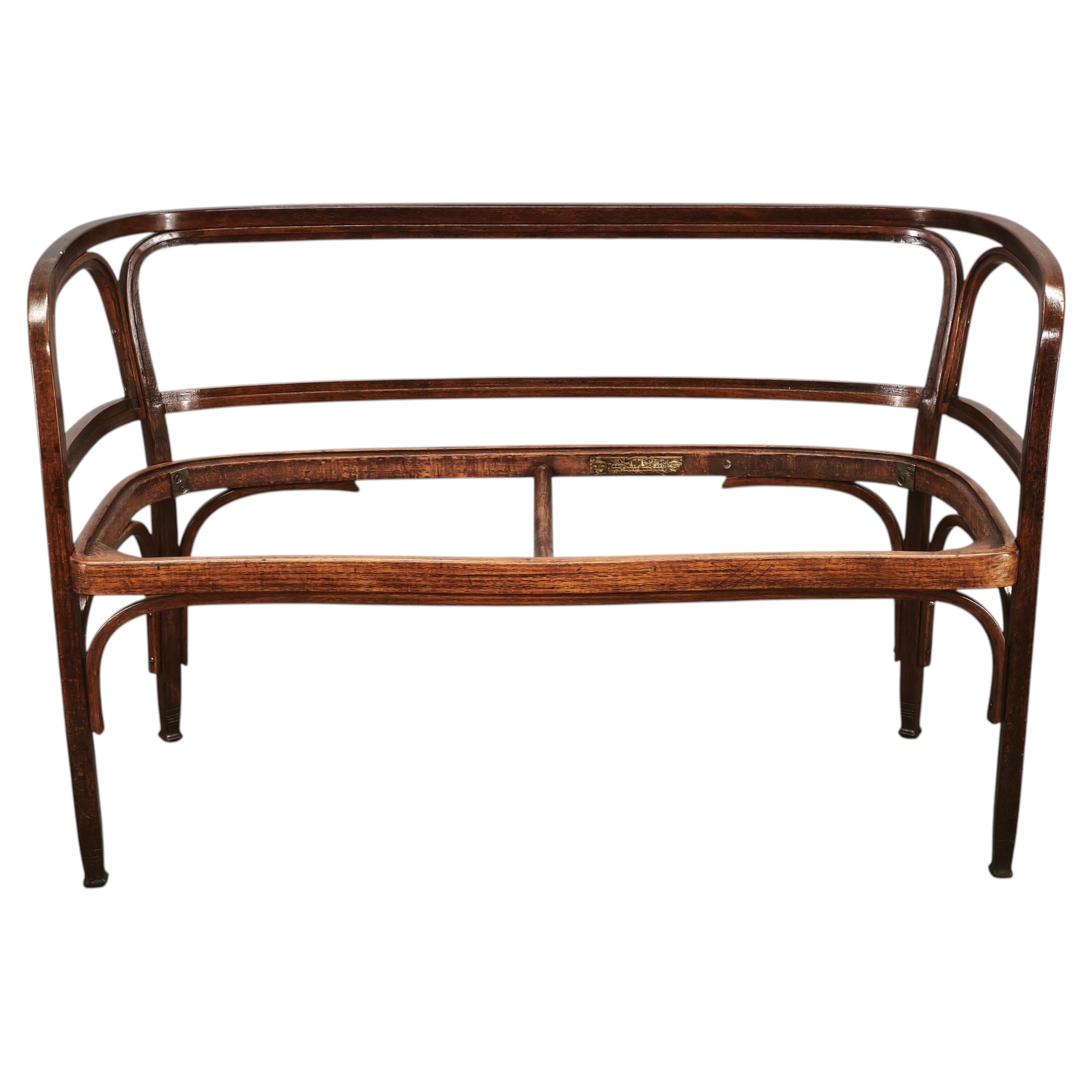 Sofá modelo 715/C de Gustav Siegel para Jacob y Josef Kohn, hacia 1901 en venta