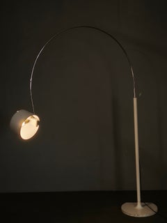 Joe Colombo Coupé 3320 R Arc Floor Lamp for Oluce, Italy, 1967 Design