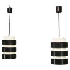 Pair of Drupol Mid-Century Pendant Lights, Czechoslovakia, 1960s