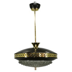 1960s Space Age UFO Pendant Light by Ludib Bratislava, Czechoslovakia