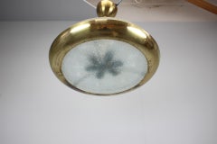 Josef Hůrka for Napako UFO Pendant Lamp, Czechoslovakia, 1930s