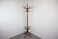 Vintage TON Bentwood Coat Rack, Czechoslovakia, 1970s–1980s