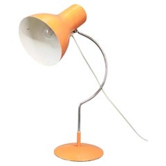 Josef Hůrka Orange Table Lamp for Napako, Czechoslovakia, 1960s