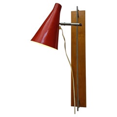 Rara lampada da parete Lidokov in stile Stilnovo, anni ’60