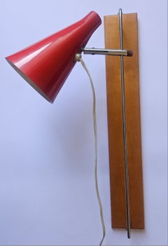 Rara lampada da parete Lidokov in stile Stilnovo, anni ’60
