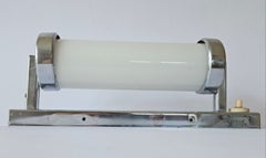 Rare Chrome design Bauhaus, Art Deco, Functionalism Wall Lamp, 1930s