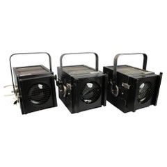 Set of 3 Vintage Czech Theater Spotlights by Divadelni Technika Praha, 1990
