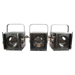 Set of 3 Vintage Czech Theater Spotlights by Divadelni Technika Praha, 1990