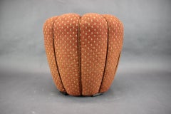 Mid-Century Modern Upholstered Footstool, Czechoslovakia 1950s