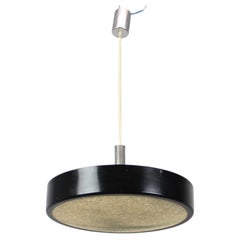 Napako 1950s UFO Pendant Light, Czechoslovakia, Mid-Century Modern Space Age Des