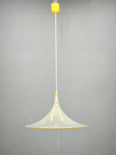 1970s Guzzini Meblo Trumpet Space Age Pendant Light, Italy