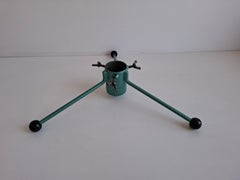 Czechoslovak Vintage Metal Christmas Tree Stand, Mid-Century Tripod