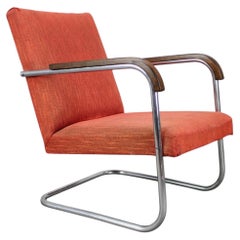 Anton Lorenz B36P Type Bauhaus Armchair, Czechoslovakia, Circa 1930s