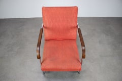 Anton Lorenz B36P Type Bauhaus Armchair, Czechoslovakia, Circa 1930s