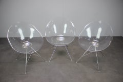 Set of 3 EROS Chairs by Philippe Starck for Kartell, Italy, 1999