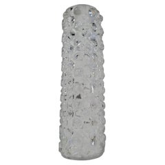 Pavel Pánek 1974 Czechoslovak Pressed Glass Vase for Union Libochovice