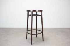 Thonet-Bugholz-Hocker aus den 1920er Jahren, Buche, Tschechoslowakei