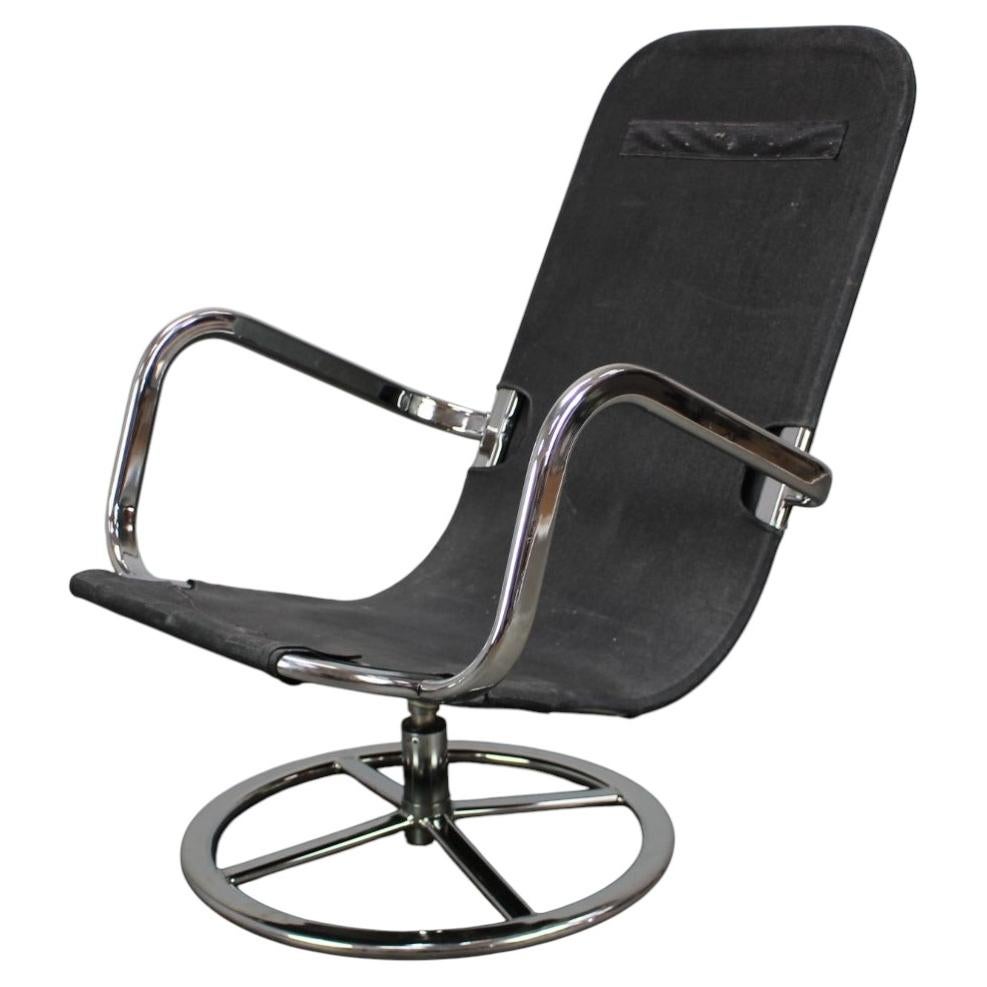 Pre-owned Ikea Smedsta Swivel Armchair By Ulf Quensel, 1970s In Black