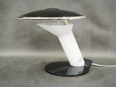 1970s Leucos Italian Space Age Murano Glass Table Lamp