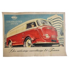 Art Deco Advertising Poster Matador Tempo 1400, around 1930