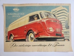 Art Deco Advertising Poster Matador Tempo 1400, around 1930