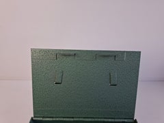 Drukocel Vintage Czechoslovak Metal Cash Box, circa 1970