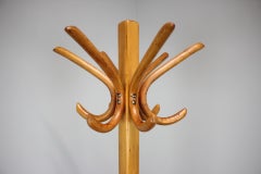 1930s Thonet-Style Bentwood Coat Rack, Czechoslovakia
