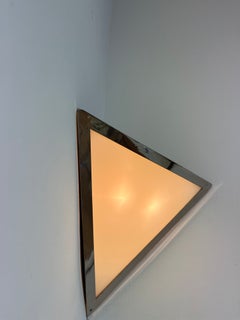 RARE Set of four Bauhaus XXL Chrome Wall Lamps, 1930s - Czechoslovakia