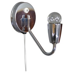 Functionalist Wall Lamp by Zukov, Czechoslovakia, 1940s