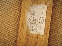 1960s Czech Mid-Century Modern Upholstered Stool with Beech Wood Legs