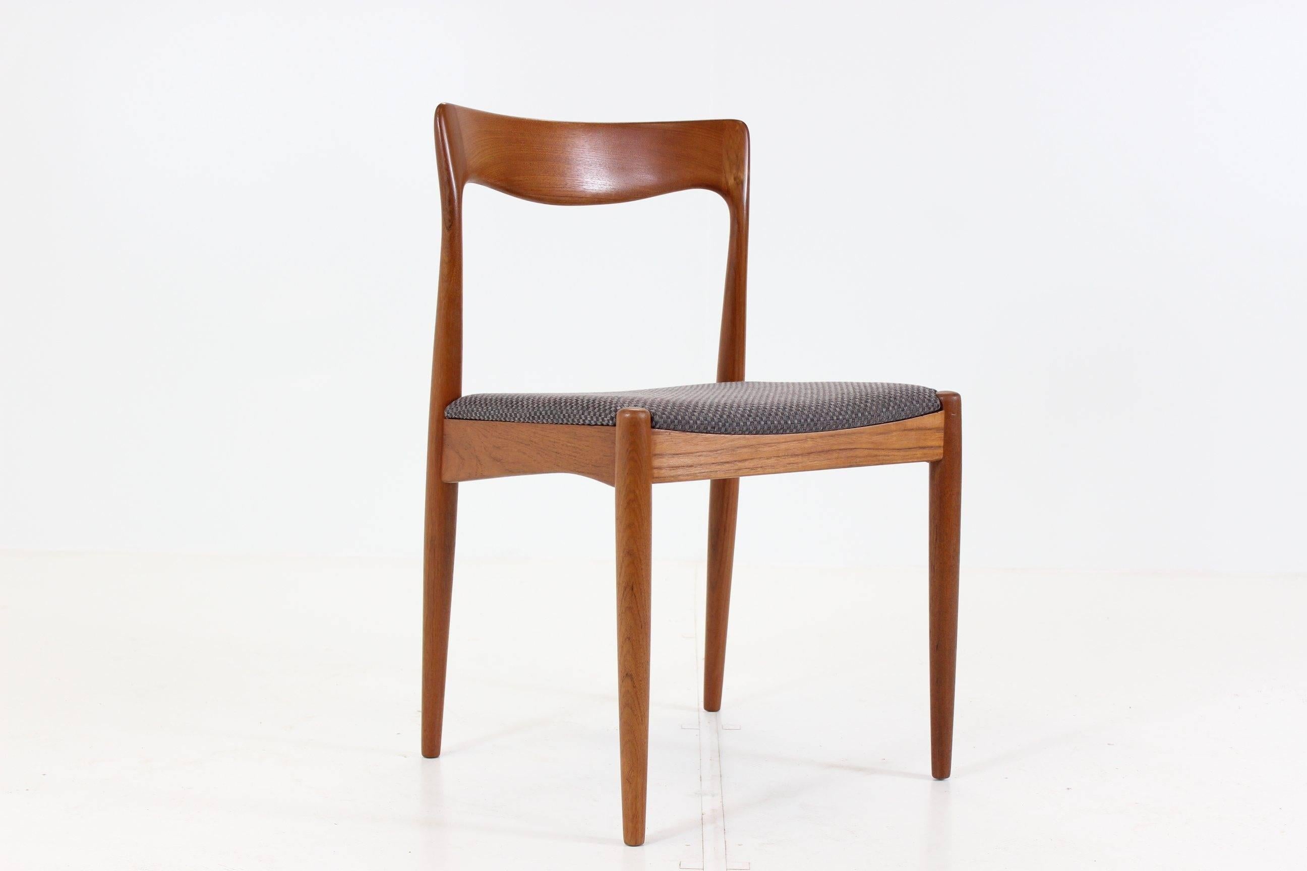 Mid-20th Century Set of Four Teak Dining Chair by Arne Vodder for Vamo Møbelfabrik