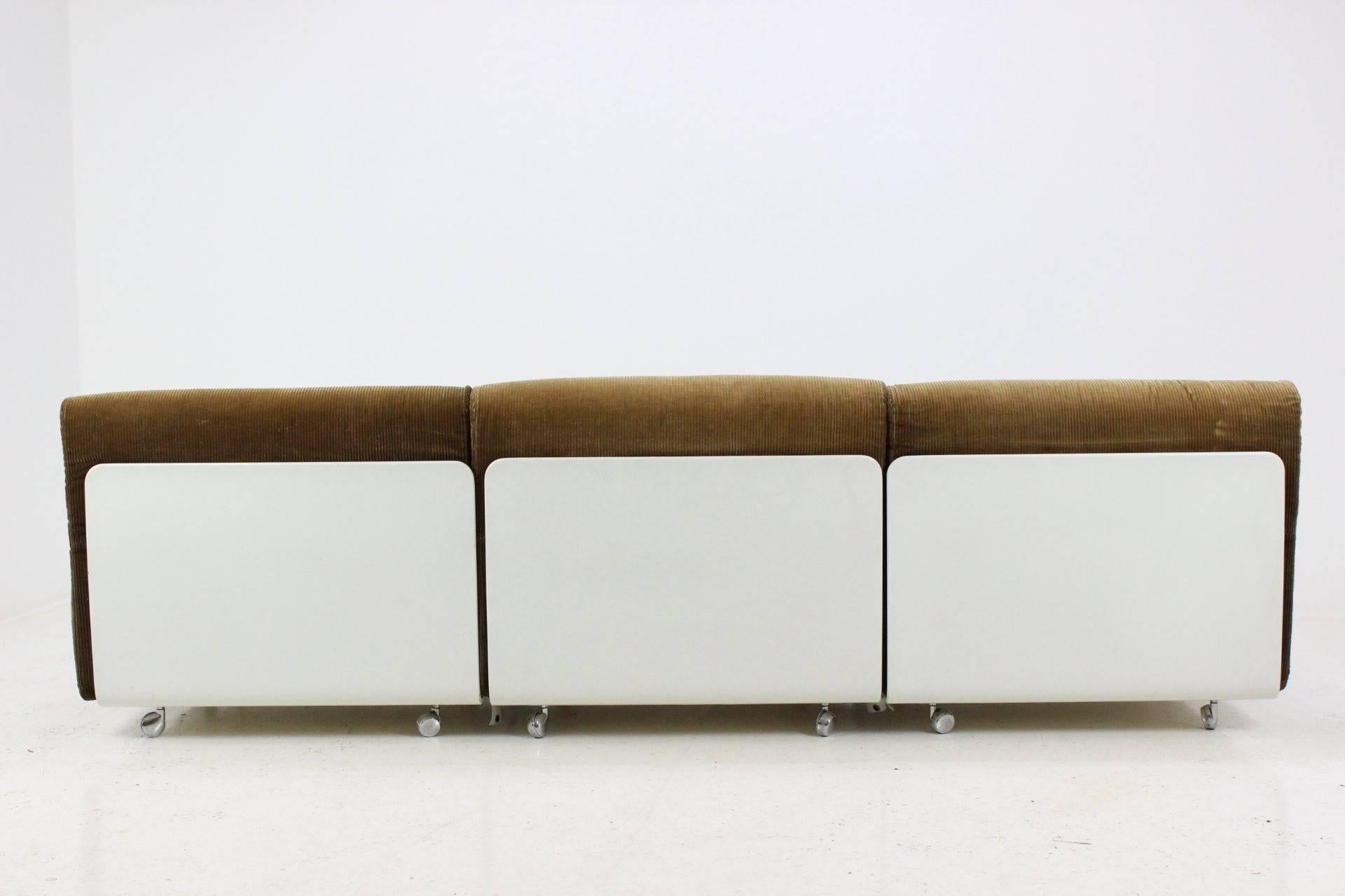 Mid-Century Modern Vintage Sofa Units by Luigi Colani for COR, 1969, Set of Three
