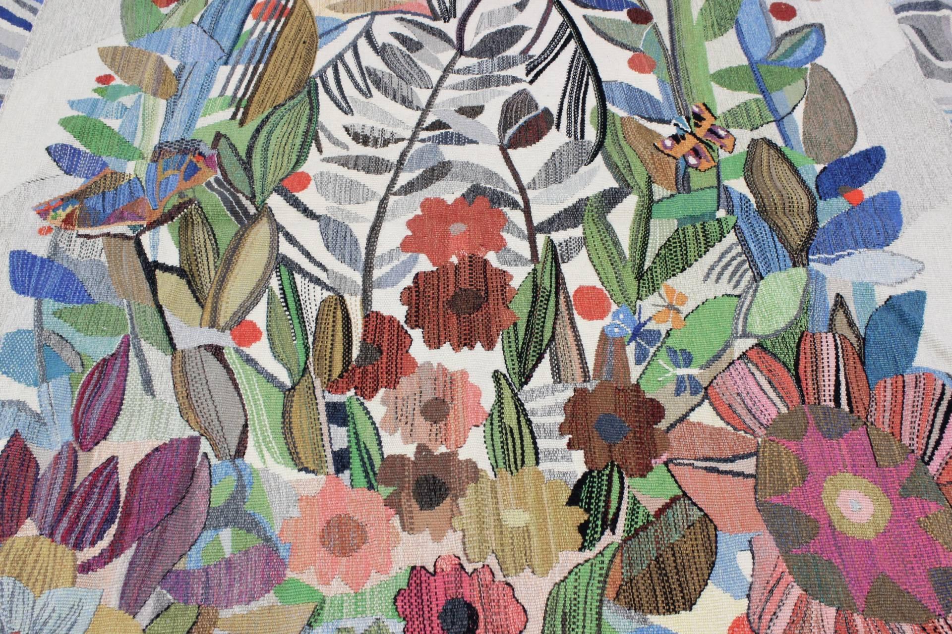 Textile Extraordinary Beautiful Tapestry, Czechoslovakia, 1970s
